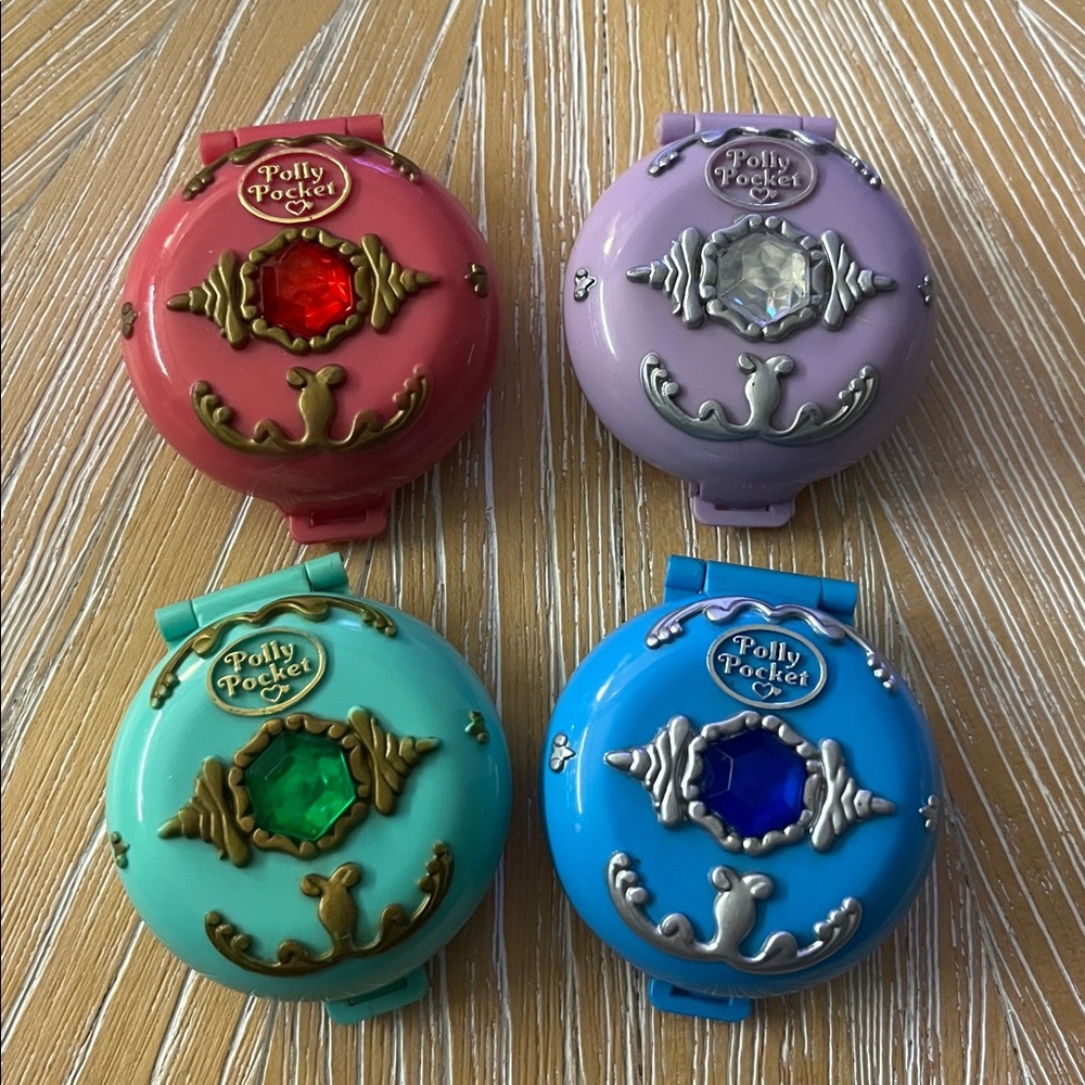 1992 Lot of Bluebird Polly Pocket Jeweled Series
